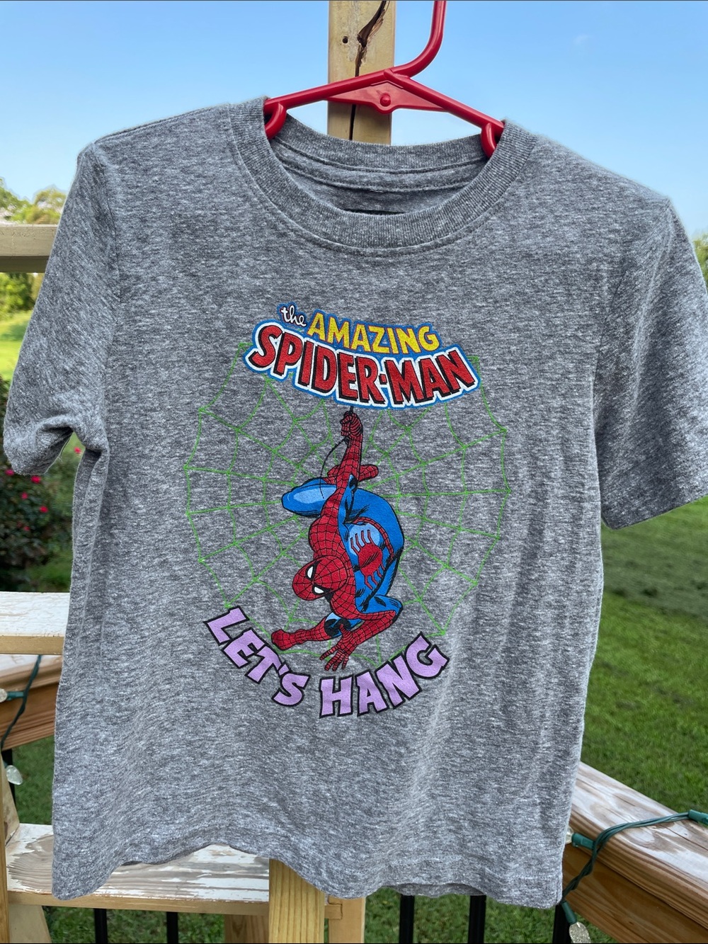 Marvel Kids Gray Short Sleeve Tee